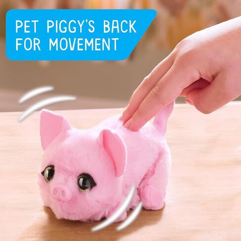 Just Play furReal My Minis Piglet Interactive Toy, Small Plush Piglet with Motion, Pink, Soft Plushie, Kids Toys for Ages 4 Up in Saudi Arabia