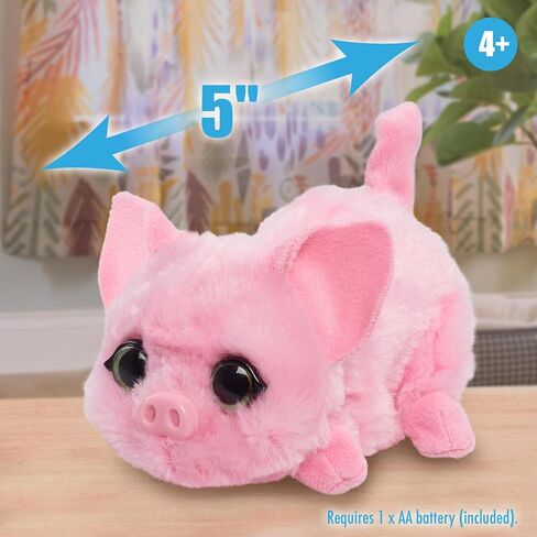 Just Play furReal My Minis Piglet Interactive Toy, Small Plush Piglet with Motion, Pink, Soft Plushie, Kids Toys for Ages 4 Up in Saudi Arabia