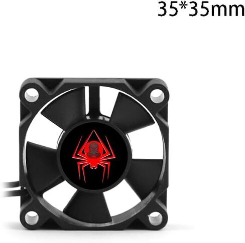 REDSPIDER High Speed RC Motor Fan，50mm 40mm 35mm 30mm 25mm Fan，ESC Cooling Fan 6V-8.5V 28000rpm for 1/8 1/10 1/12 Scale RC Car(25MM) in Saudi Arabia
