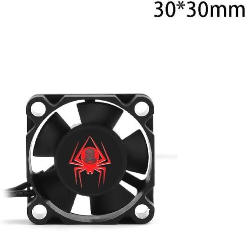 REDSPIDER High Speed RC Motor Fan，50mm 40mm 35mm 30mm 25mm Fan，ESC Cooling Fan 6V-8.5V 28000rpm for 1/8 1/10 1/12 Scale RC Car(25MM) in Saudi Arabia