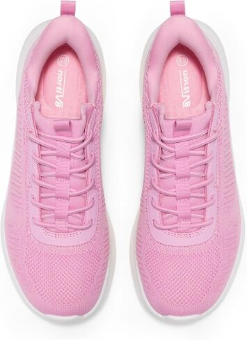 حذاء NORTIV 8 للسيدات سهل الارتداء للمشي، حذاء تنس خفيف الوزن للصالة الرياضية، حذاء رياضي ActiveFlow للتمرين يسمح بالتهوية بدون استخدام اليدين، حذاء رياضي مريح على الموضة in Kuwait