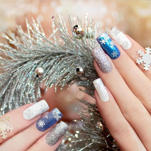 Knitgrip 300 Pcs Mini Metal Snowflake for Craft 0.2 Inch Small Christmas Embellishment Tiny Snowflake Ornaments Little Snowflake Craft Pieces for DIY Winter Party Decor(White) in Kuwait