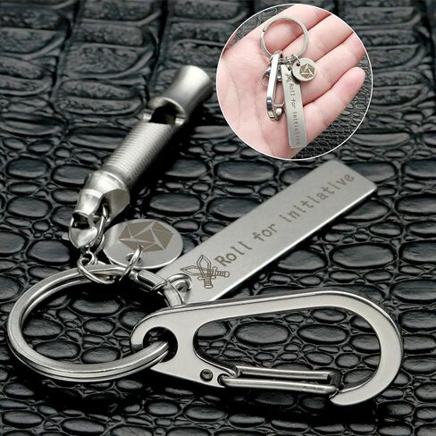 سلسلة مفاتيح Haxtec DND هدايا DND للاعبين DND سلسلة مفاتيح جديدة للرجال ملحقات DND لهدايا ألعاب TTRPG in Kuwait