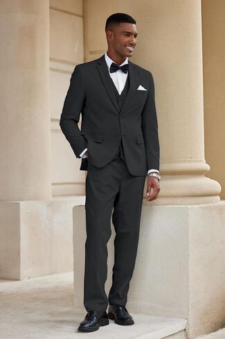 COOFANDY Men's 3 Piece Linen Cotton Suits Casual Lightweight Blazer Jackets Vest Pants Set for Wedding Business Prom in Saudi Arabia
