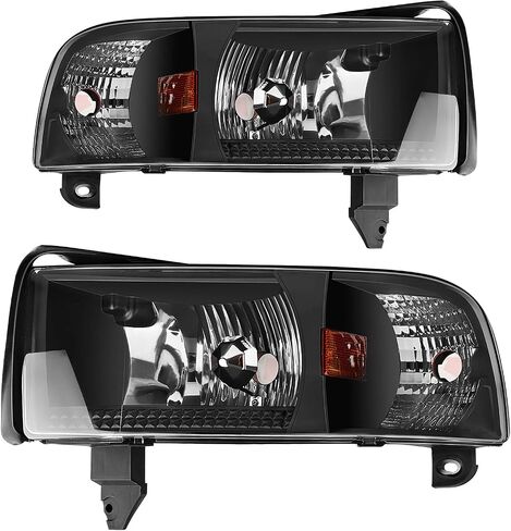 AUTOSAVER88 Headlight Assembly Compatible with 1994-2001 Dodge Ram 1500/1994-2002 Dodge Ram 2500 3500 (without DRL) in Saudi Arabia