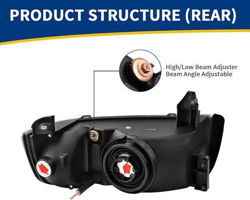 AUTOSAVER88 Headlight Assembly Compatible with 1994-2001 Dodge Ram 1500/1994-2002 Dodge Ram 2500 3500 (without DRL) in Saudi Arabia