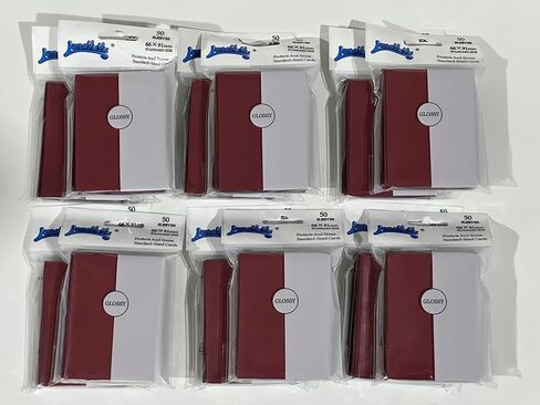 Brownblack Gloss Card Sleeves for MTG, 600 Pieces Perfect Fit Standard Card Sleeves for Trading Card Sports Cards Baseball Cards TCG Magic, Card Protector for Mini Photo, Sturdy and Nice Shuffling in Kuwait