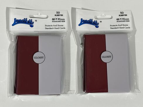 Brownblack Gloss Card Sleeves for MTG, 600 Pieces Perfect Fit Standard Card Sleeves for Trading Card Sports Cards Baseball Cards TCG Magic, Card Protector for Mini Photo, Sturdy and Nice Shuffling in Kuwait