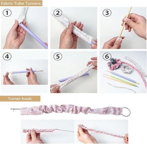 MicoSim13 PCS Fabric Tube Turners Set,Assorted Sizes Fabric Loop Turner, Bodkin Drawstring Threader for Sewing DIY Tool in Saudi Arabia
