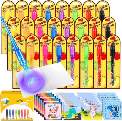 Toys for Girls Boys, Invisible Ink Pen for Kids, Party Favors for Kids,Secret Message Magic Markers is Outdoor Boys Girls Fun Activity, Toys for 6-12 Year Old Girls Boys Birthday (FP-SPYPEN-8-8PACK) in Saudi Arabia