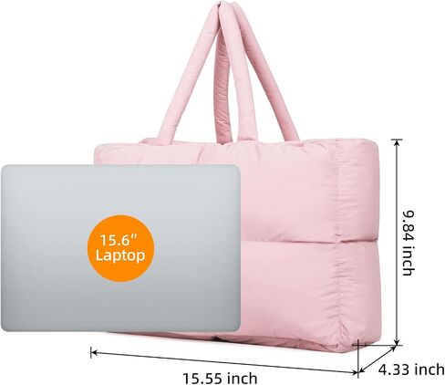 Quilted Puffer Tote Bag for Women Soft Puffy Hobo Crossbody Handbags Purse Lightweight Shoulder Bag in Kuwait