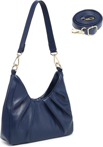 Dasein Ruched Hobo Handbag for Women Retro Shoulder Purse Crossbody Bag with 2 Removable Straps in Saudi Arabia