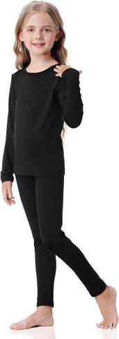Thermal Underwear for Kids long johns, Girls Thermal Underwear Set for Skiing, Kids Long Underwear Base Layer Winter in Saudi Arabia