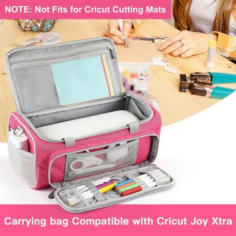 Carrying Case Compatible with Cricut Joy Xtra Smart Cutting Machine,Protable Storage Bag with Shoulder Strap Compatible with Cricut Joy Xtra Accessories,Cricut Tools,Grey in Kuwait