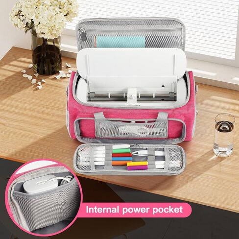 Carrying Case Compatible with Cricut Joy Xtra Smart Cutting Machine,Protable Storage Bag with Shoulder Strap Compatible with Cricut Joy Xtra Accessories,Cricut Tools,Grey in Kuwait