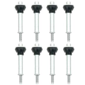 Michigan Motorsports LS Valve Cover Bolts with Grommet Seals - Set of 8 Valvecover Fasteners -Fits1999-2013 4.8L 5.3L 5.7L 6.0L 6.2L LS1 LS3 LM7 LC9 LQ4 L96