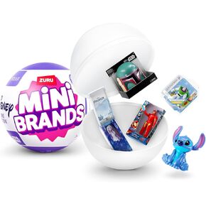Mini Brands Disney Store Series 3 (2 Pack) by ZURU, Disney Themed Surprise Collectible Minis, Blind Packaging, Disney Themed Collectibles
