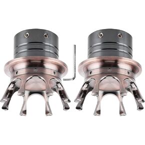 Front Axle Nut Cover Axle Caps Set, Crown Styling Front Fork Axle Shaft Nut Cover, Compatible with Harley Sportster Softail Fatboy Dyna Touring, Black