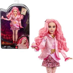 Mattel Disney Descendants: The Rise of Red Fashion Doll & Accessory - Bridget, Young Queen of Hearts with Movie-Inspired Clothes & Cupcake