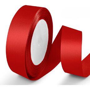 100 Yards 3/8 inch Satin Ribbon, Fabric Ribbon Solid Color Perfect for Gift Wrapping, Wedding, Handmade Bows, Floral Bouquets and Party Decoration(Black)