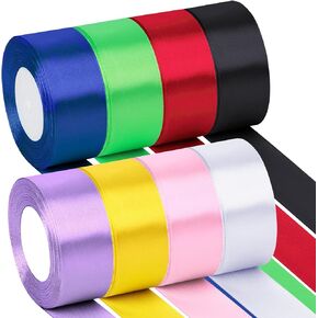 100 Yards Ribbon,1-1/2 Inch Pink Satin Ribbon,Single Face Satin Ribbons,Perfect for Gift Wrapping,Wedding Decoration,Handmade Bows, Wrapping Bouquet and More