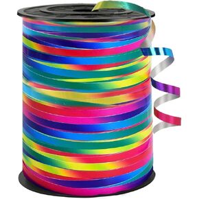 500 Yard White Curling Ribbon,Iridescent White Ribbon,3/16" Ribbon, Balloon Ribbon, Balloon String, Craft Decor Ribbon,for Florists, Flowers Decoration wrap