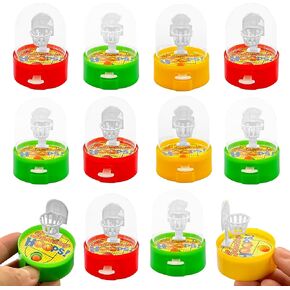 Basketball Game Toys, 12 Pack Finger Shooting Fun for Kids Fidget Handheld Machine Simple Desktop Fidget Party Favors Bulk Decorations Student Carnival Prizes Birthday Goody Bags Classroom Rewards