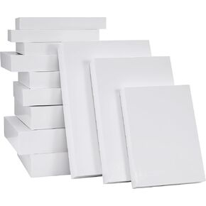 SUNCOLOR 12 Pack Assorted Sizes(4 Boxes 11", 4 Boxes 14", 4 Boxes 16") White Gift Boxes With Lids For Christmas, Birthdays and more