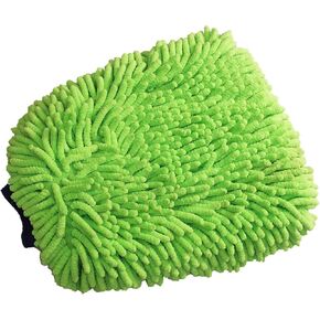 HI-TECH Microfiber Chenille Wash Mitt Scratch Free Ultra Plush Auto Detailing Car Wash Mitt