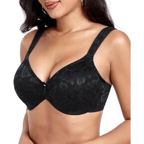 DotVol Women's Underwire Minimizer Bra Comfortable Everyday Bra with Non Padded