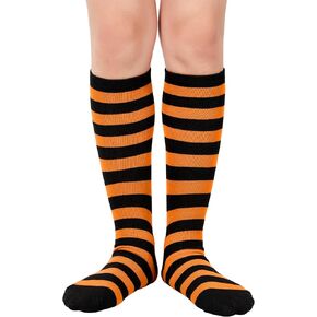 Zando Kids Soccer Socks Knee High Socks for Boys Girls Baseball Socks Breathable Kids Youth Boys Long Tube Socks