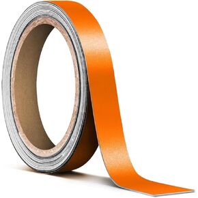 VViViD Orange Matte Metallic Air-Release Adhesive Vinyl Pinstripe Tape Roll (1 Inch x 20ft)