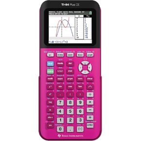 Texas Instruments TI-84 Plus CE Color Graphing Calculator, Positively Pink