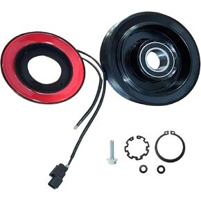 6512753 AC Compressor Clutch Assy for Accord 4 CYL 2.4L 2008 2009 2010 2011 2012 Auto Air Compressor Clutch Oil Assembly Kit Pulley Bearing Coil Plate 10SR15C Compressor