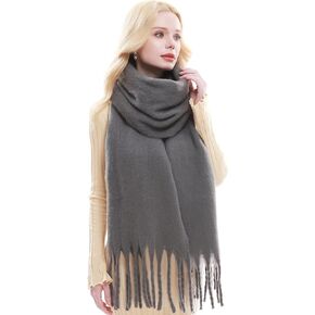 RIIQIICHY Chunky Scarf for Women Winter Warm Thick Scarves Oversized Blanket Scarf
