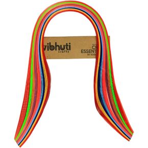 Vibhuti Crafts Quilling Paper Strips for Jewelry Making and Scrapbooking 5mm (Multicolor, 1000pcs)
