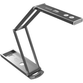 Adesso 4K Ultra HD 8MP USB Document Camera & Webcam with Built-in Microphone, LED Light, Autofocus, Multi-Jointed Design, Folding for Live Demo, Web Conferencing, Distance Learning, Remote Teaching