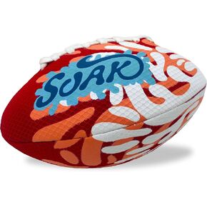 SOAK 9-Inch Waterproof Pool Football for Kids & Adults - Beach Football for Swimming Pool, Lake, Outdoor Games