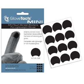 Mini Ultra Thin Conductive Touch Screen Stickers for Gloves: The Easiest Way to Make Lightweight Gloves Touch Compatible