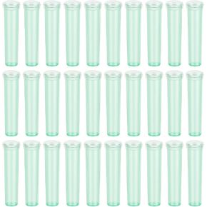 Vials for Flower Arrangements 2.8 Inch Floral Water Tubes Plastic Floral Vials with Caps (Clear, 30 Pack) in Kuwait