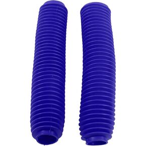Motorcycle Shock Absorber Boots,Pair Motorcycle Front Fork Shock Boots Dust Cover Replacement for RM125 DR250 DRZ400 400 (Blue)