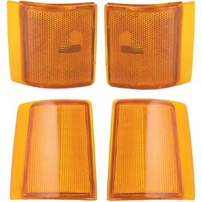 TRQ Driver & Passenger Side Upper & Lower Lighting Kit Compatible with GMC GM2550145 GM2550148 GM2551145 GM2551148