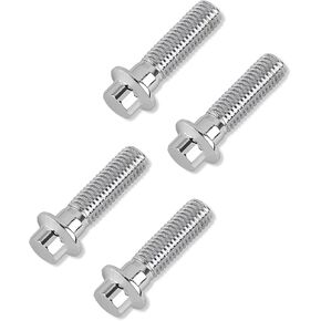FOVPLUE Front Brake Caliper Mounting Bolts,M10 x1.5 Metric Bolts for 1990-2024 Harley all models,for Sportster Softail Dyna Touring Road Glide Road King Street Electra Glide,Chrome,4XBolts