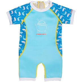 Cheekaaboo Warmiebabes Baby and Toddler Swimsuit, Thermal Baby Swimsuit Made with UPF50+ Neoprene, Snug-Fit Kids Swimsuits with Easy Closure, Comfy, Quick-Dry Wetsuit