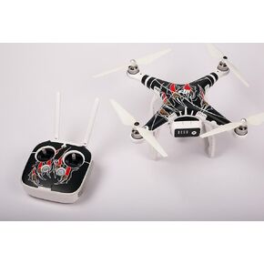 SummitLink DJI Phantom 3 Sticker Set/Controller & Aircraft Stickers Radiation Wrap Body Decal Skin wrap Sticker (Phantom 3 Standard not Included)