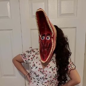 Beetle of Juice Mask Barbara and Adam Maitland Ghost Cosplay Full Head Masks for Horror Funny Costume Halloween