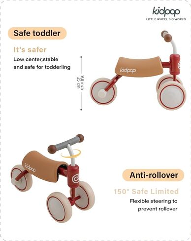 Bee Baby Balance Bike Toddler for 1 Year Old Kids Ride On Toys First Birthday Gift Toddler First Bike (White) in Saudi Arabia
