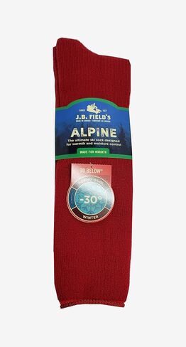 J.B. Field's Alpine -30 Below Winter Socks, Over-the-Calf Merino Wool Thermal Socks, 2 Pairs in Kuwait