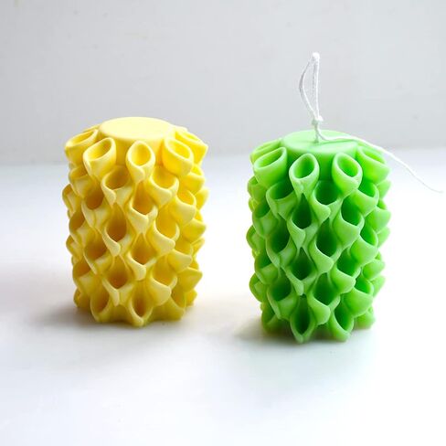 Cestony 3D شجرة الحياة البسيطة شمعة قوالب السيليكون لصنع شمعة الراتنج عمود الروائح الجبس شموع الشمع الصابون زهرة عينة الطين الحرفية in Saudi Arabia