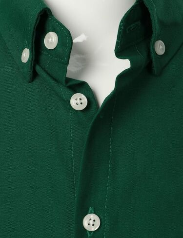 VATPAVE Boys Dress Shirts Long Sleeve Button Down Shirts Formal Uniform Solid Oxford Shirt in Saudi Arabia